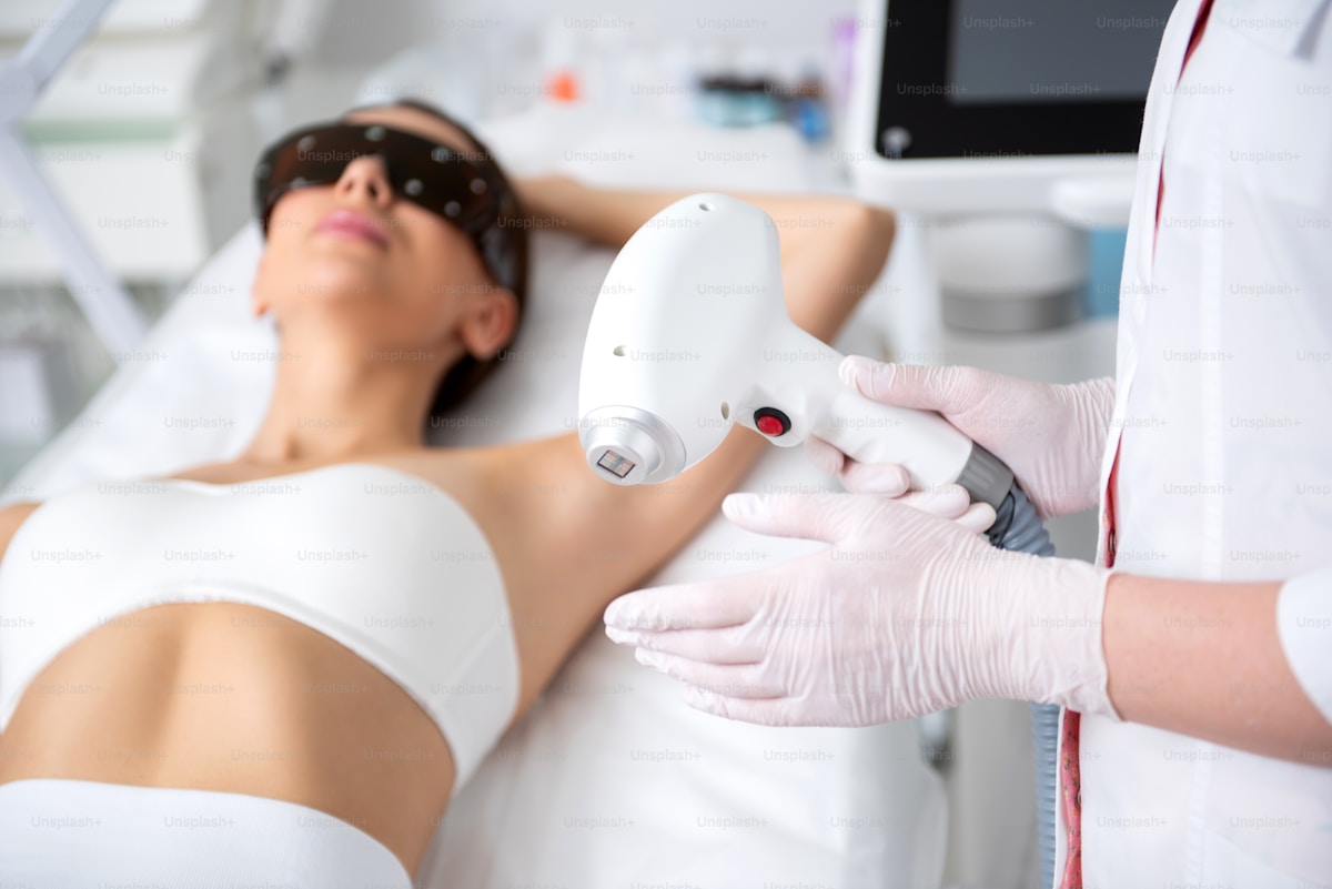 Arms laser hair removal
